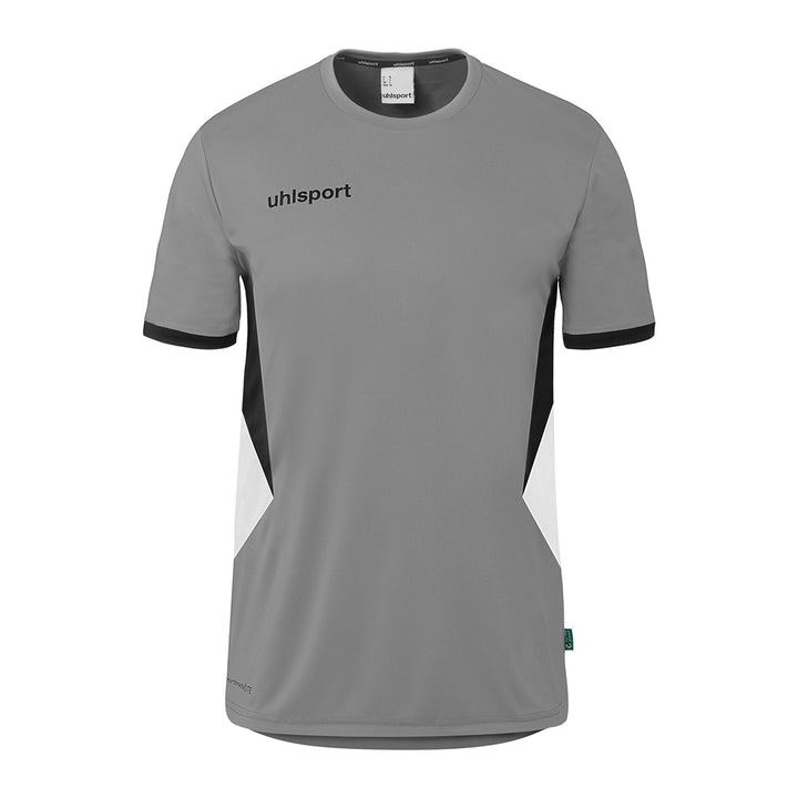 Uhlsport Equipe 29 Shirt Kurzarm - steingrau/weiß/schwarz