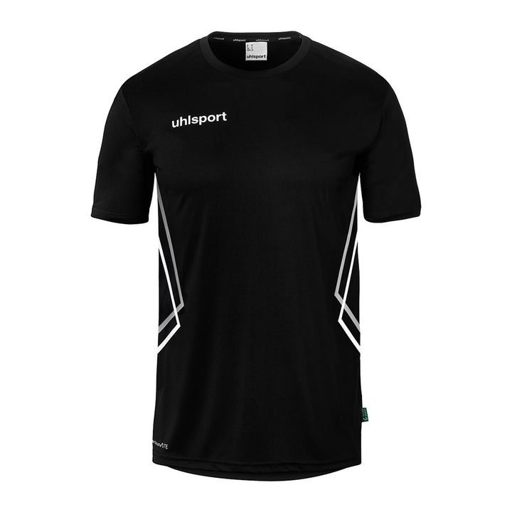 Uhlsport Equipe 29 Poly Shirt Kurzarm - schwarz/weiß/steingrau