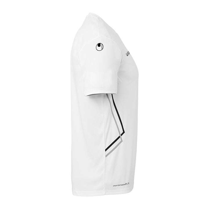 Uhlsport Equipe 29 Poly Shirt Kurzarm - weiß/steingrau/schwarz
