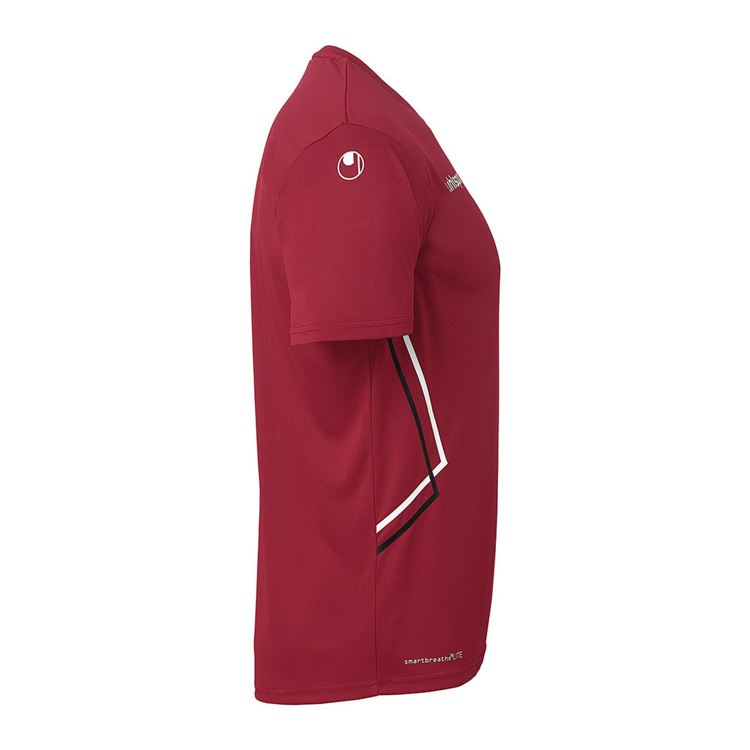 Uhlsport Equipe 29 Poly Shirt Kurzarm - bordeaux/schwarz/weiß