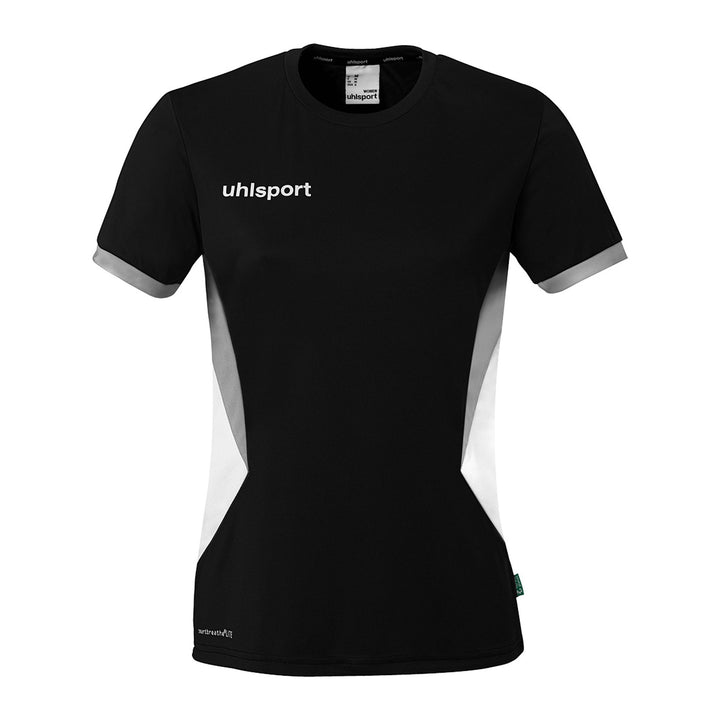 Uhlsport Equipe 29 Shirt Kurzarm Damen - schwarz/weiß/steingrau