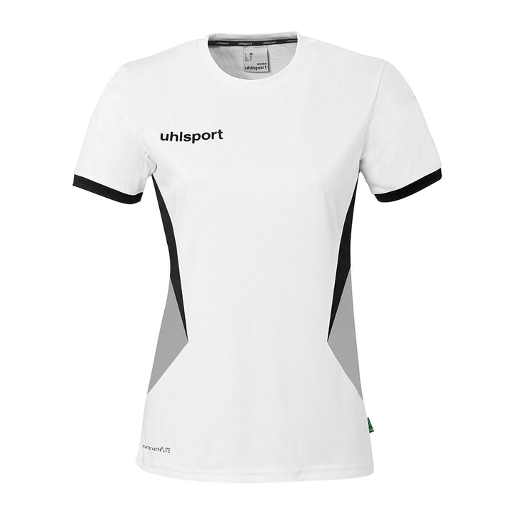 Uhlsport Equipe 29 Shirt Kurzarm Damen - weiß/steingrau/schwarz