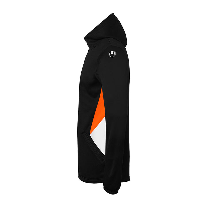 Uhlsport Equipe 29 Multi Hood Jacke - schwarz/weiß/fluo orange