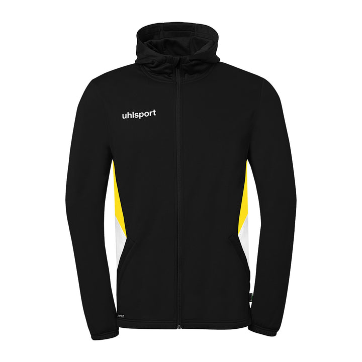 Uhlsport Equipe 29 Multi Hood Jacke - schwarz/weiß/limonengelb