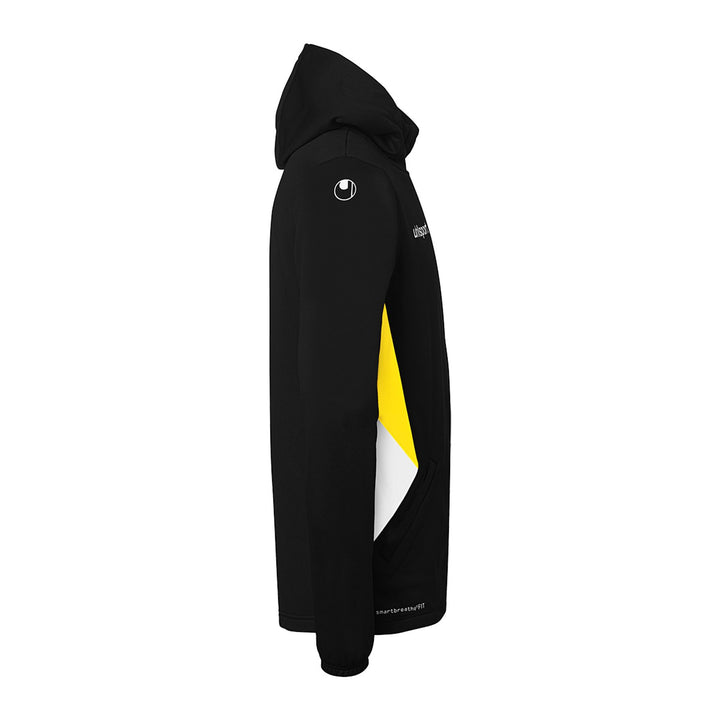 Uhlsport Equipe 29 Multi Hood Jacke - schwarz/weiß/limonengelb