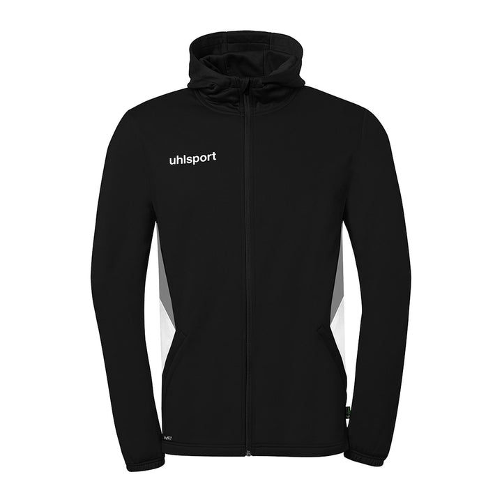Uhlsport Equipe 29 Multi Hood Jacke - schwarz/weiß/steingrau