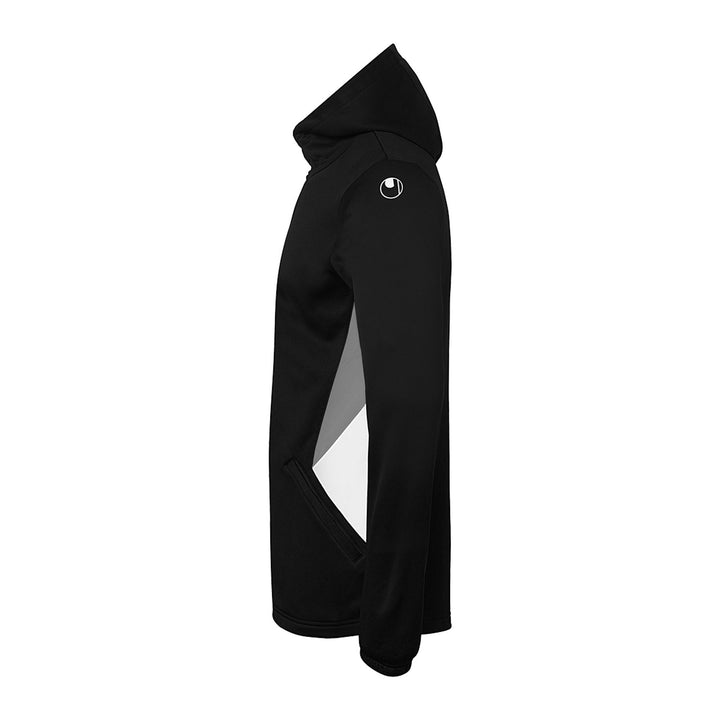 Uhlsport Equipe 29 Multi Hood Jacke - schwarz/weiß/steingrau