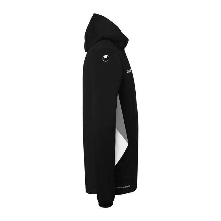 Uhlsport Equipe 29 Multi Hood Jacke - schwarz/weiß/steingrau