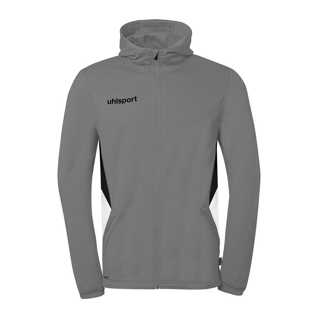Uhlsport Equipe 29 Multi Hood Jacke - steingrau/weiß/schwarz