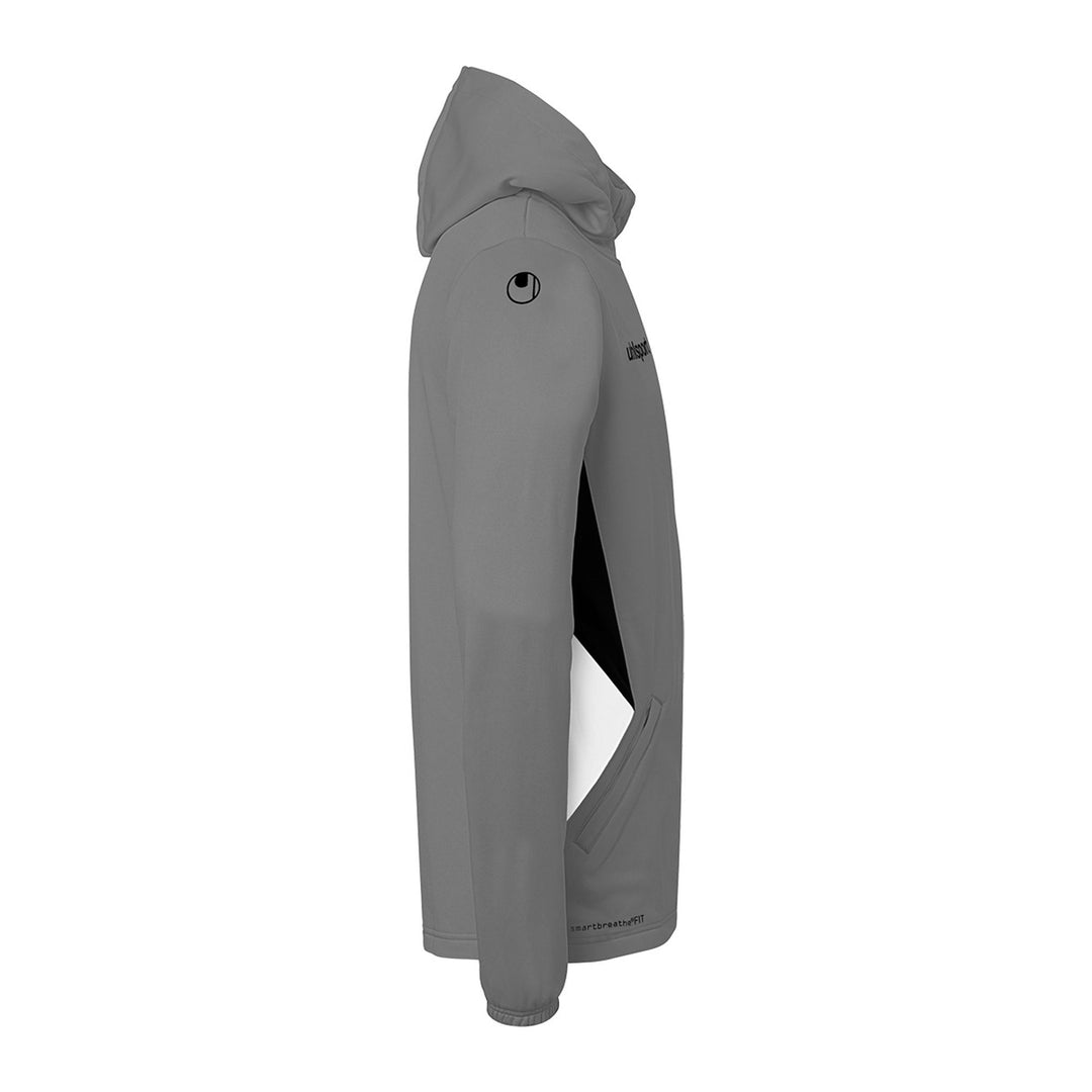Uhlsport Equipe 29 Multi Hood Jacke - steingrau/weiß/schwarz