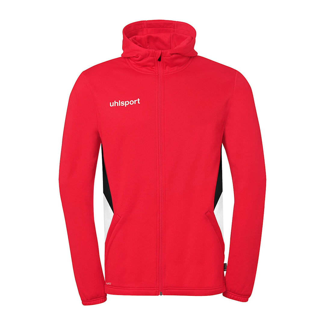 Uhlsport Equipe 29 Multi Hood Jacke - rot/weiß/schwarz
