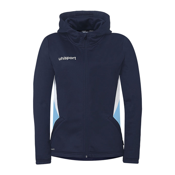Uhlsport Equipe 29 Multi Hood Jacke Damen - marine/skyblau/weiß