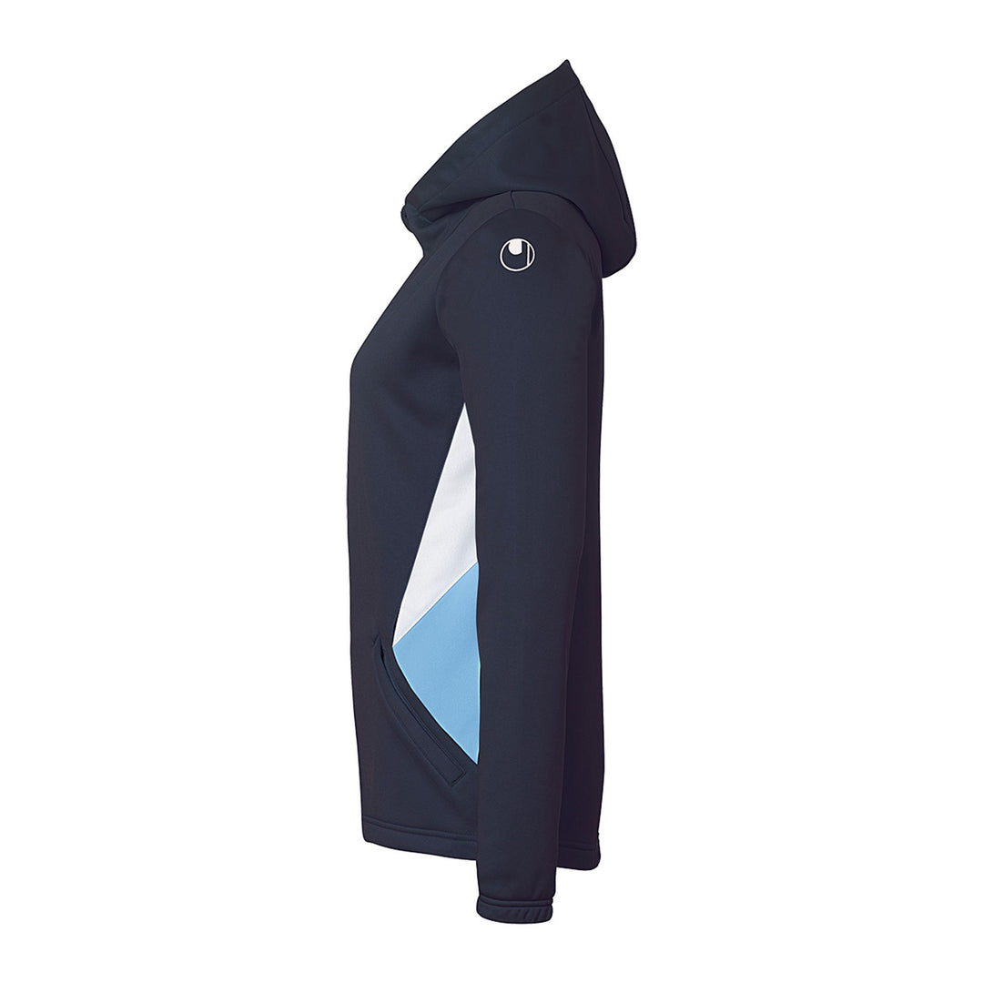 Uhlsport Equipe 29 Multi Hood Jacke Damen - marine/skyblau/weiß