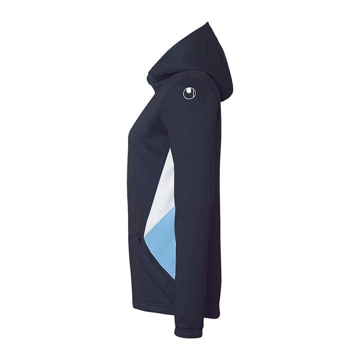 Uhlsport Equipe 29 Multi Hood Jacke Damen - marine/skyblau/weiß