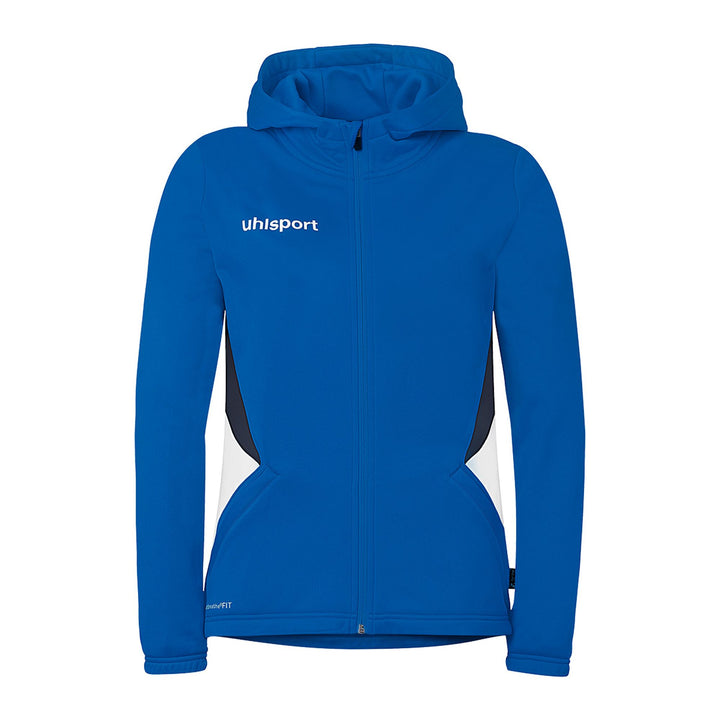 Uhlsport Equipe 29 Multi Hood Jacke Damen - azurblau/weiß/marine