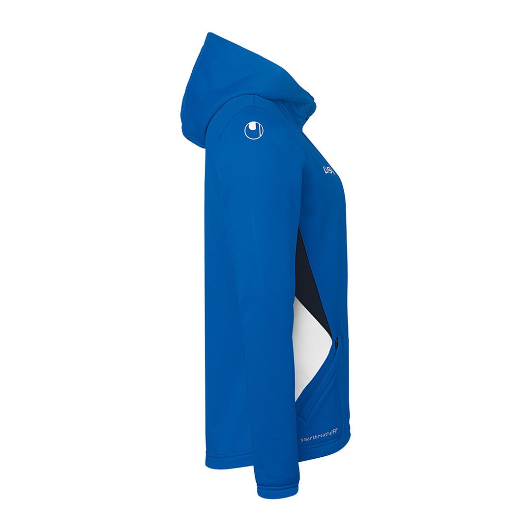 Uhlsport Equipe 29 Multi Hood Jacke Damen - azurblau/weiß/marine