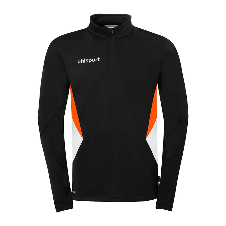 Uhlsport Equipe 29 1/4 Zip Top - schwarz/weiß/fluo orange