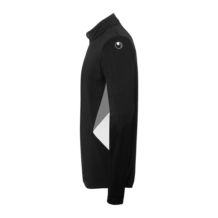 Uhlsport Equipe 29 1/4 Zip Top - schwarz/weiß/steingrau