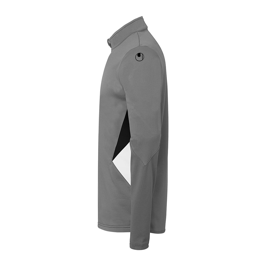 Uhlsport Equipe 29 1/4 Zip Top - steingrau/weiß/schwarz