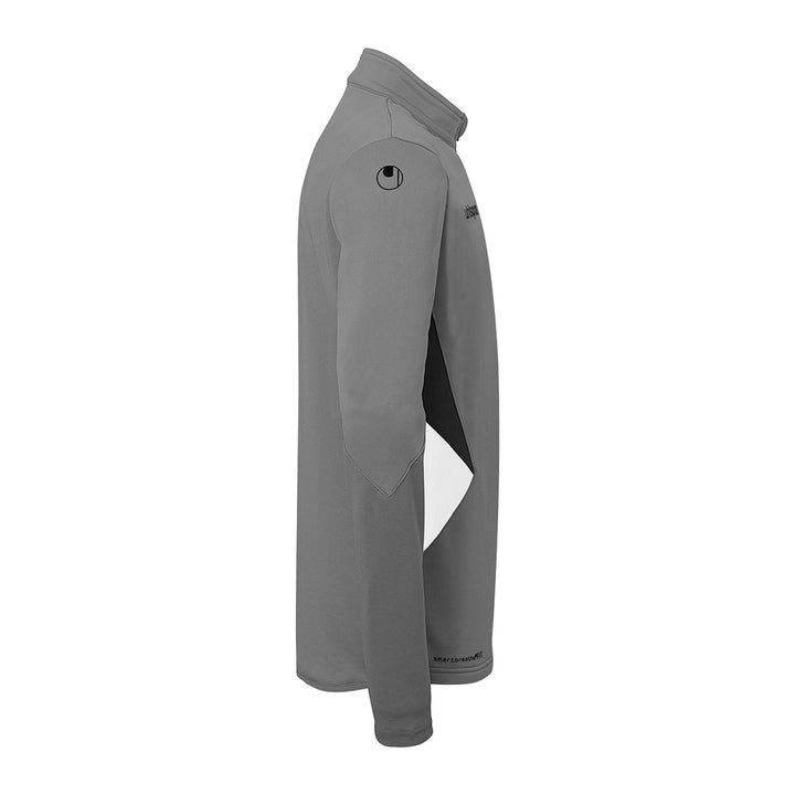 Uhlsport Equipe 29 1/4 Zip Top - steingrau/weiß/schwarz