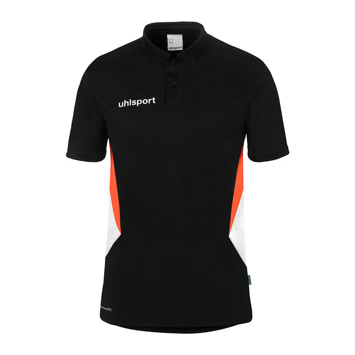 Uhlsport Equipe 29 Polo Shirt - schwarz/weiß/fluo orange