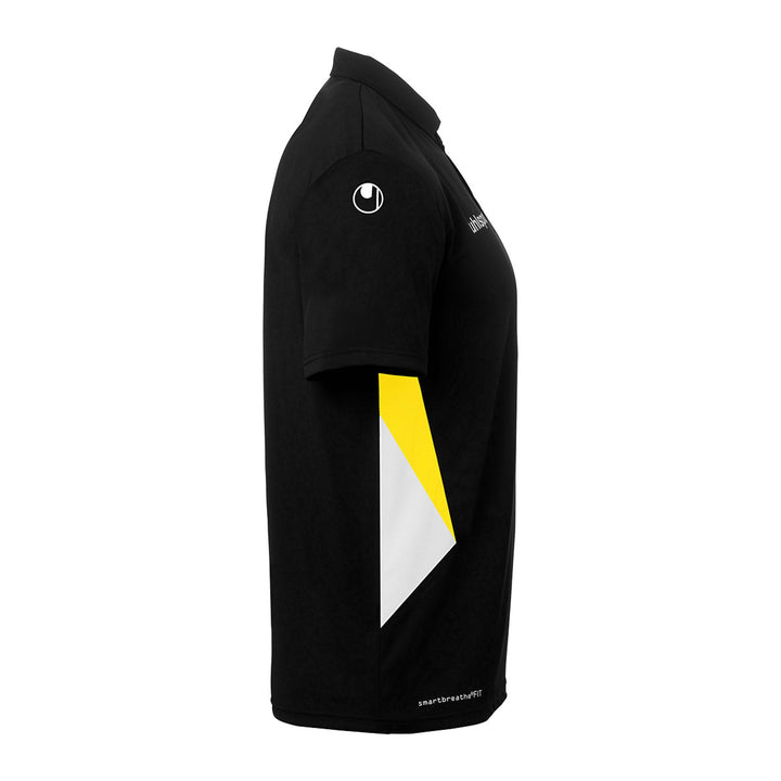 Uhlsport Equipe 29 Polo Shirt - schwarz/weiß/limonengelb