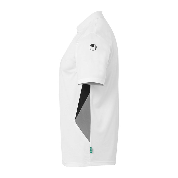 Uhlsport Equipe 29 Polo Shirt - weiß/steingrau/schwarz