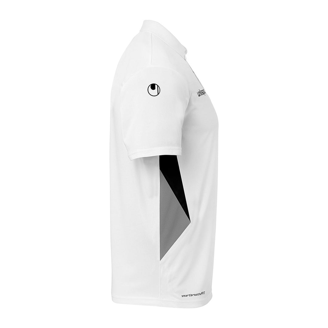 Uhlsport Equipe 29 Polo Shirt - weiß/steingrau/schwarz