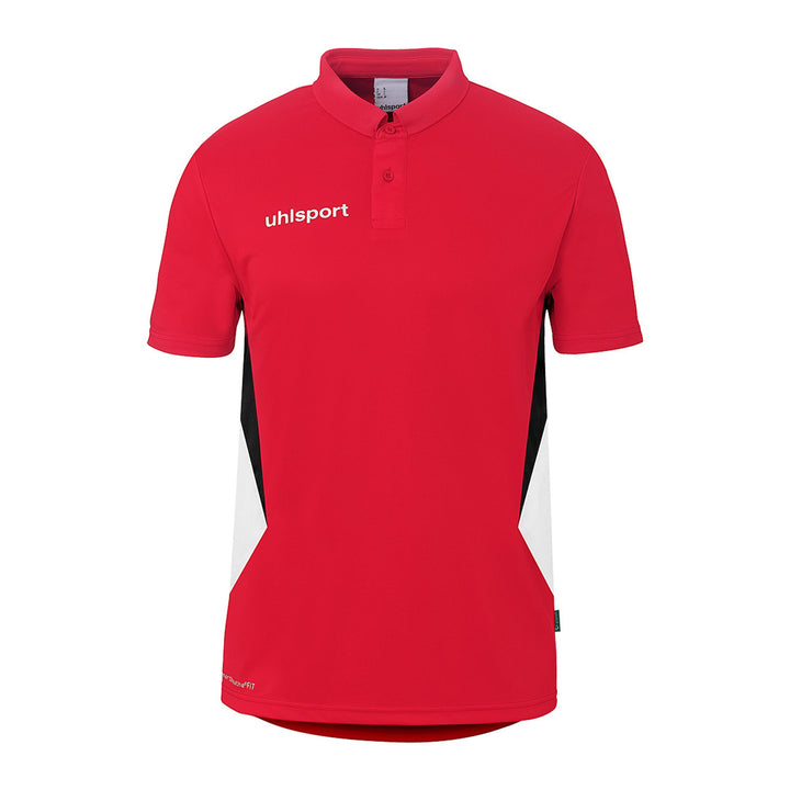 Uhlsport Equipe 29 Polo Shirt - rot/weiß/schwarz