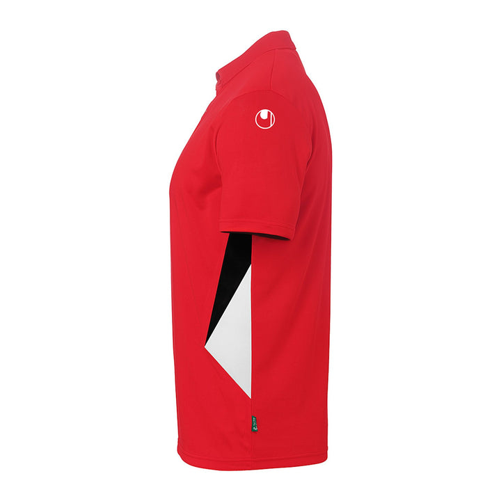 Uhlsport Equipe 29 Polo Shirt - rot/weiß/schwarz