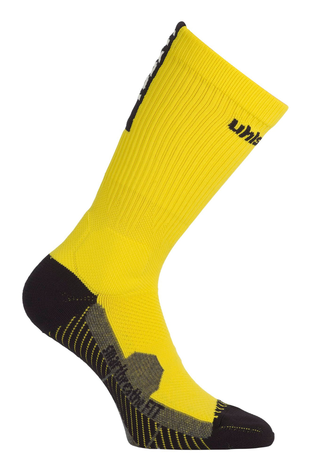 Uhlsport Tube It Socks - limonengelb/schwarz