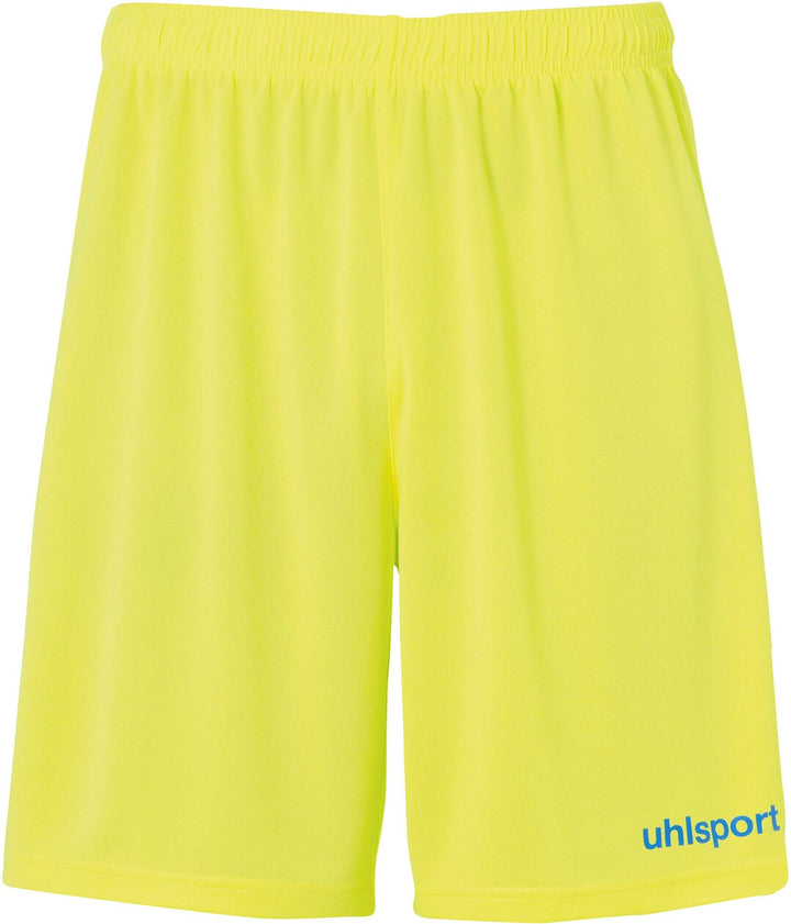 Uhlsport CENTER II SHORTS OHNE INNENSLIP - fluo gelb/radar blau