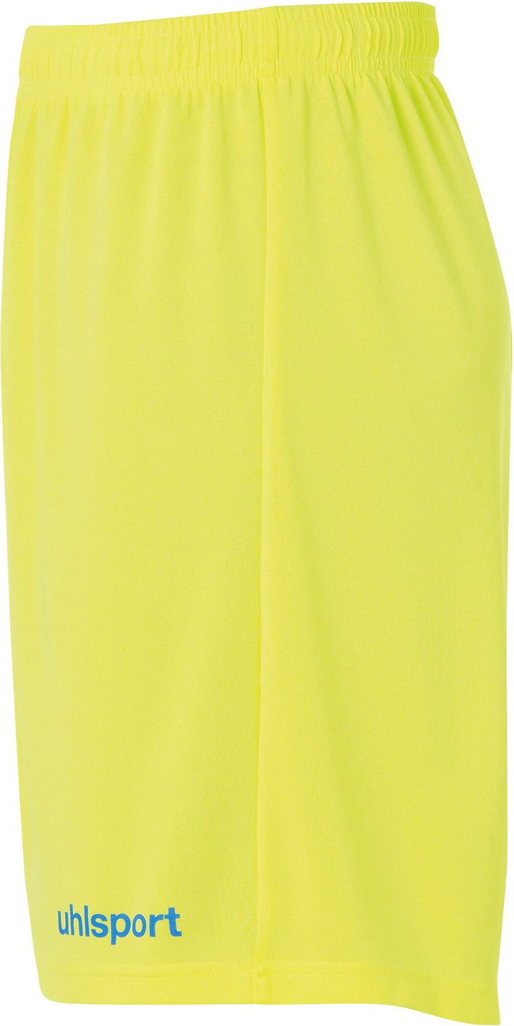 Uhlsport CENTER II SHORTS OHNE INNENSLIP - fluo gelb/radar blau