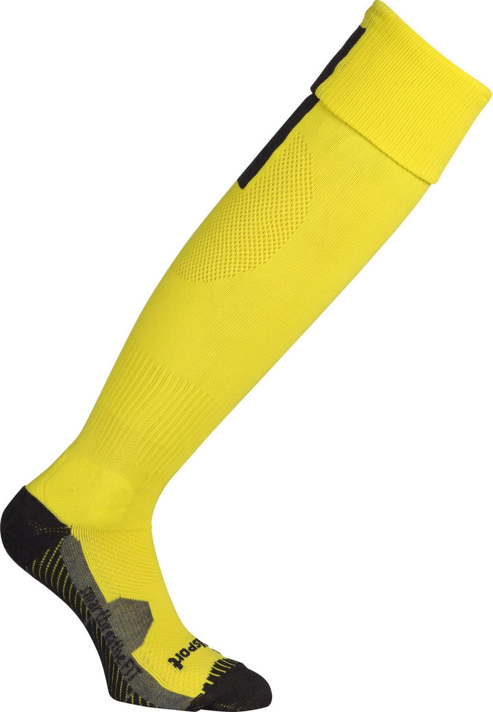 Uhlsport TEAM PERFORMANCE SOCKS - limonengelb/schwarz