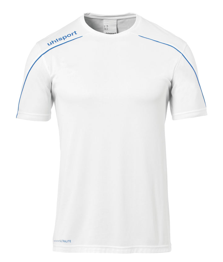 Uhlsport Stream 22 TRIKOT KURZARM - weiß/azurblau