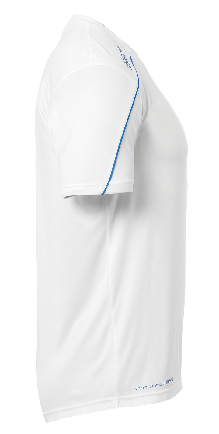 Uhlsport Stream 22 TRIKOT KURZARM - weiß/azurblau