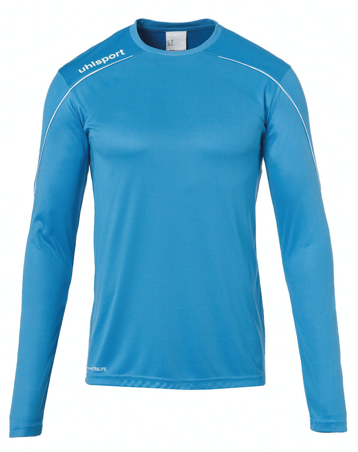 Uhlsport Stream 22 TRIKOT LANGARM - cyan/weiß