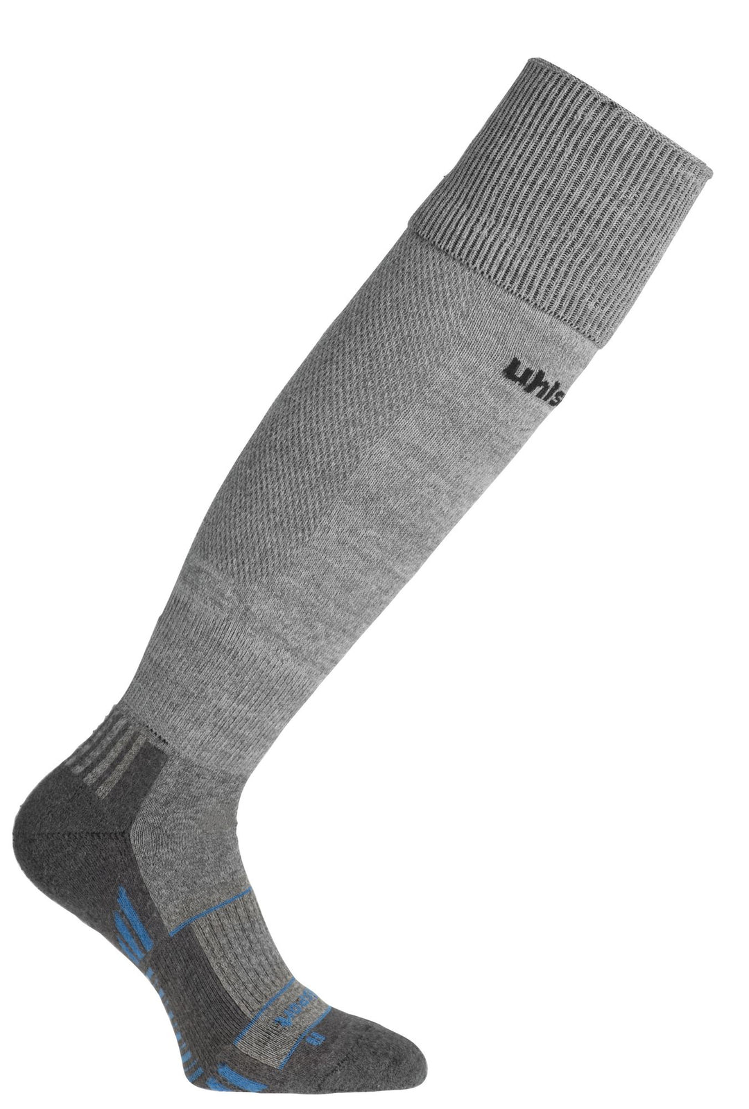 Uhlsport Team Pro Player Stutzenstrumpf - dark grey melange/schwarz