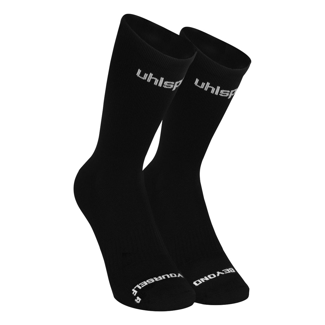 Uhlsport ID Socks Work Progress - schwarz/weiß