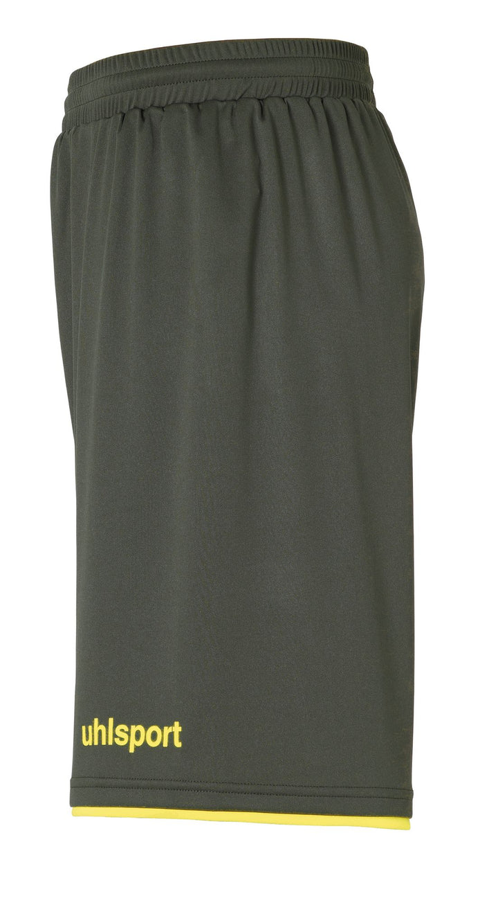 Uhlsport Club Shorts - dark olive/fluo gelb