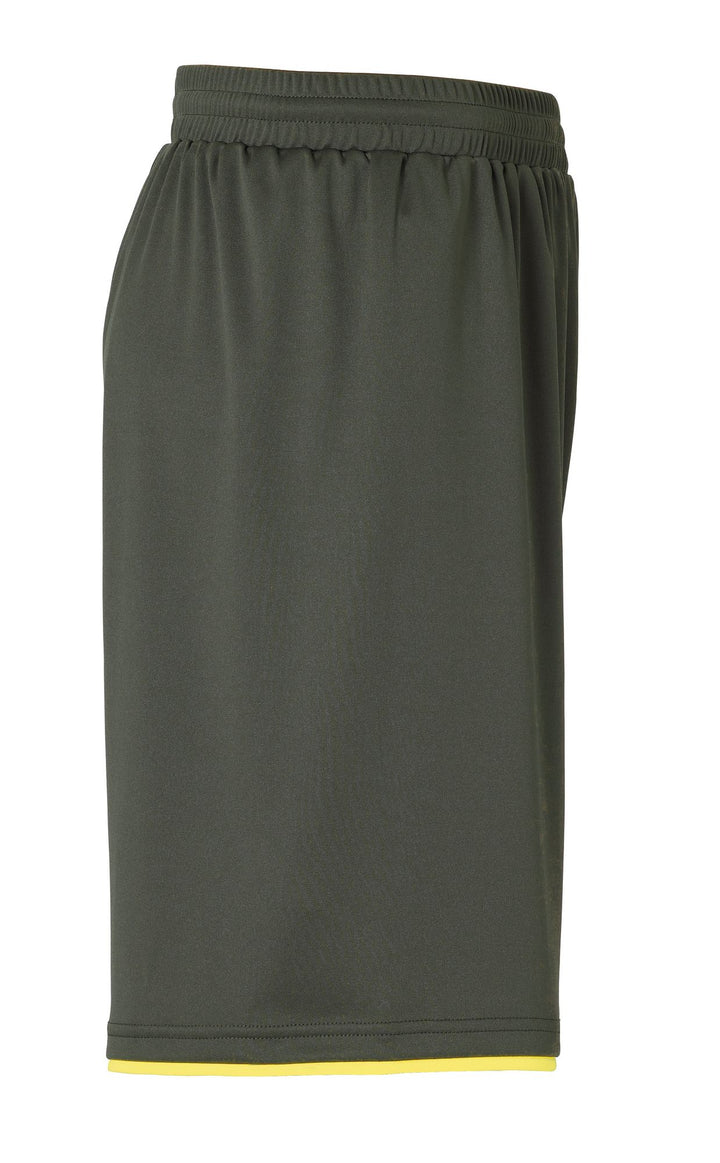 Uhlsport Club Shorts - dark olive/fluo gelb