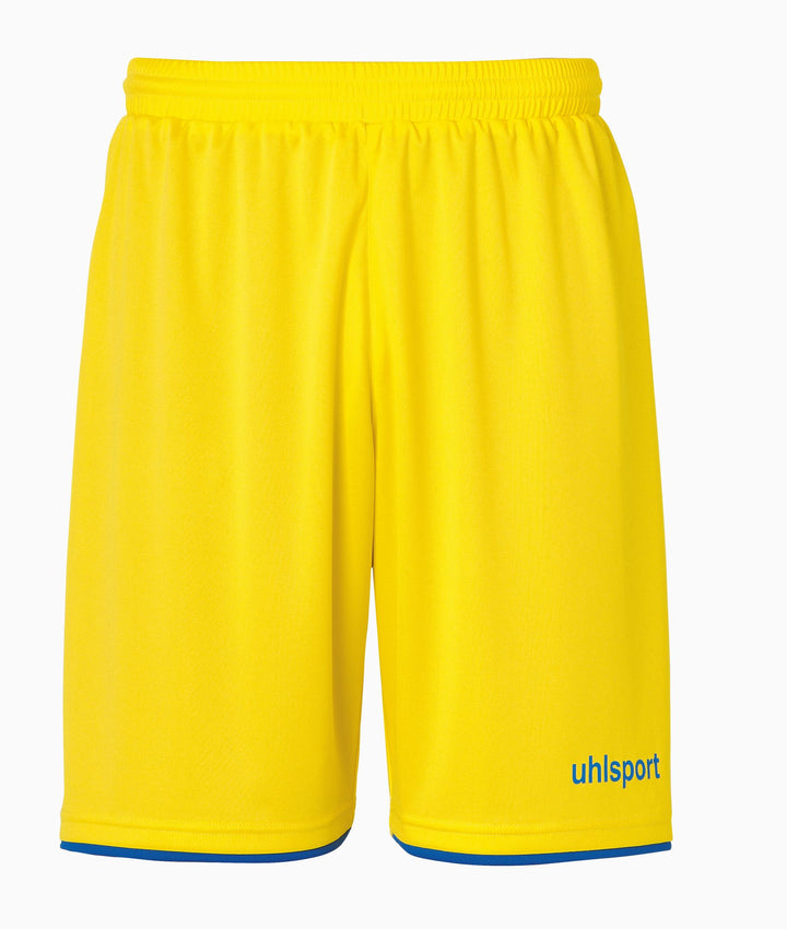 Uhlsport Club Shorts - limonengelb/azurblau