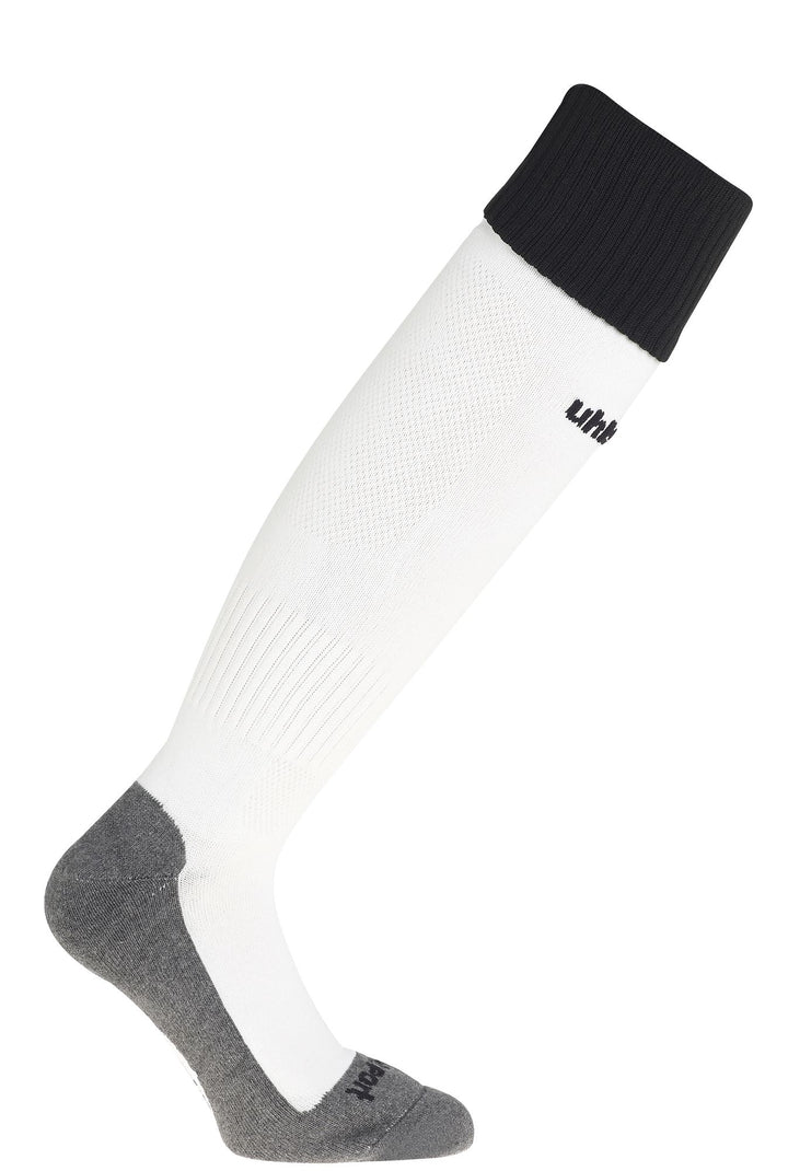 Uhlsport Club Stutzenstrumpf - weiß/schwarz