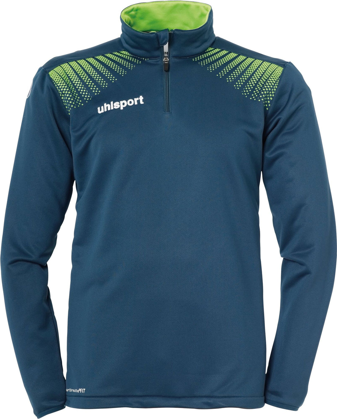 Uhlsport GOAL 1/4 ZIP TOP - petrol/flash grün