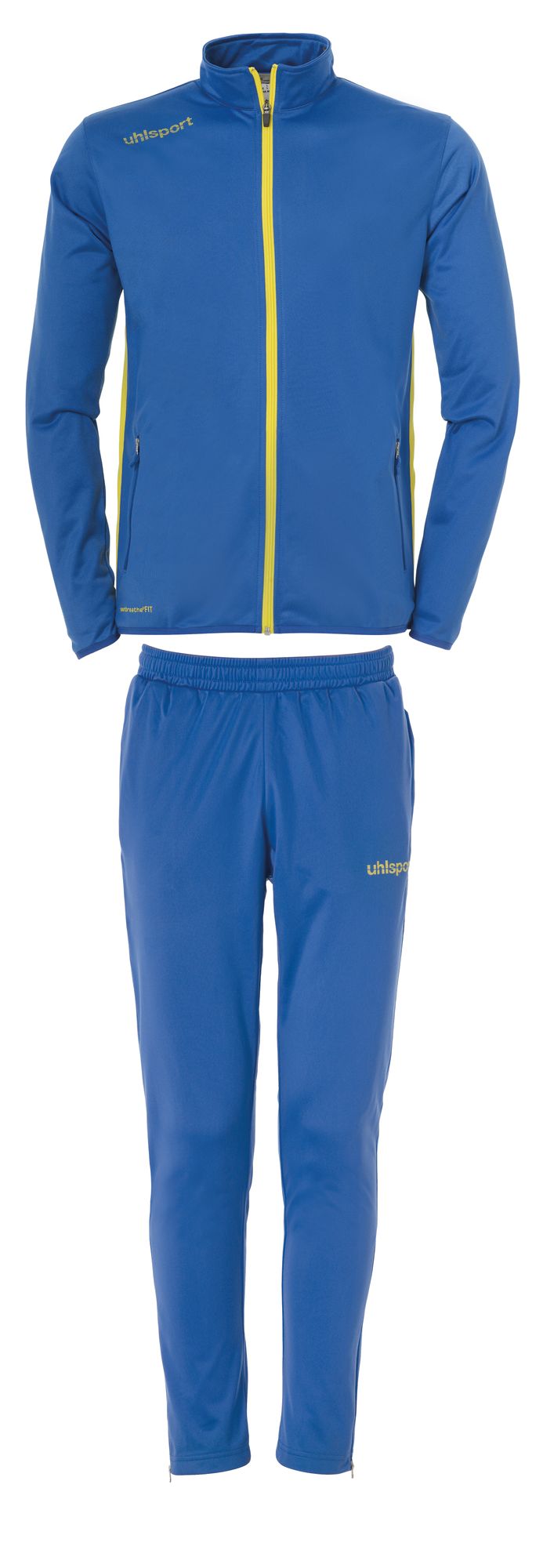 Uhlsport ESSENTIAL CLASSIC ANZUG - azurblau/limonengelb