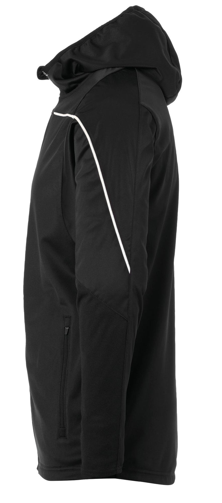 Uhlsport Stream 22 TRACK HOOD JACKET - schwarz/weiß
