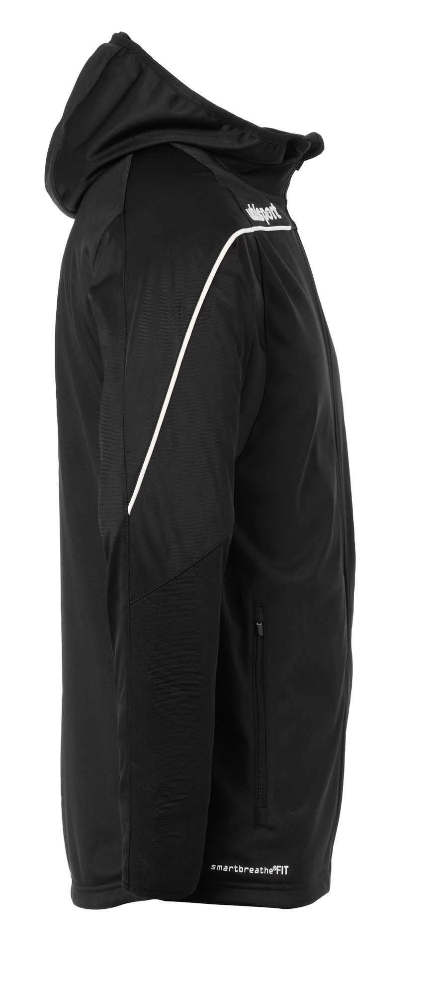Uhlsport Stream 22 TRACK HOOD JACKET - schwarz/weiß
