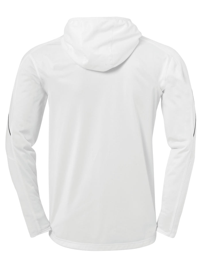 Uhlsport Stream 22 TRACK HOOD JACKET - weiß/schwarz