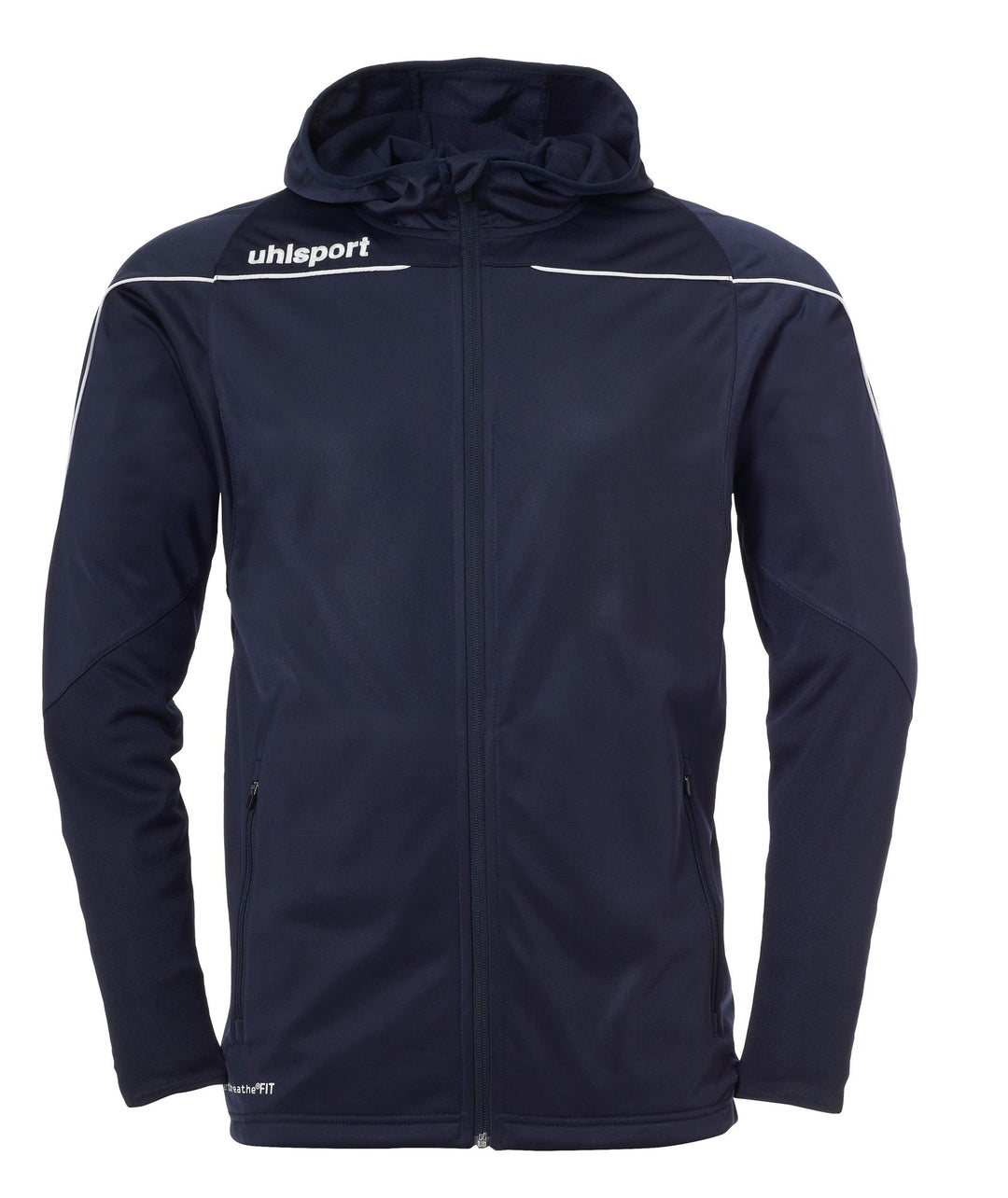 Uhlsport Stream 22 TRACK HOOD JACKET - marine/weiß