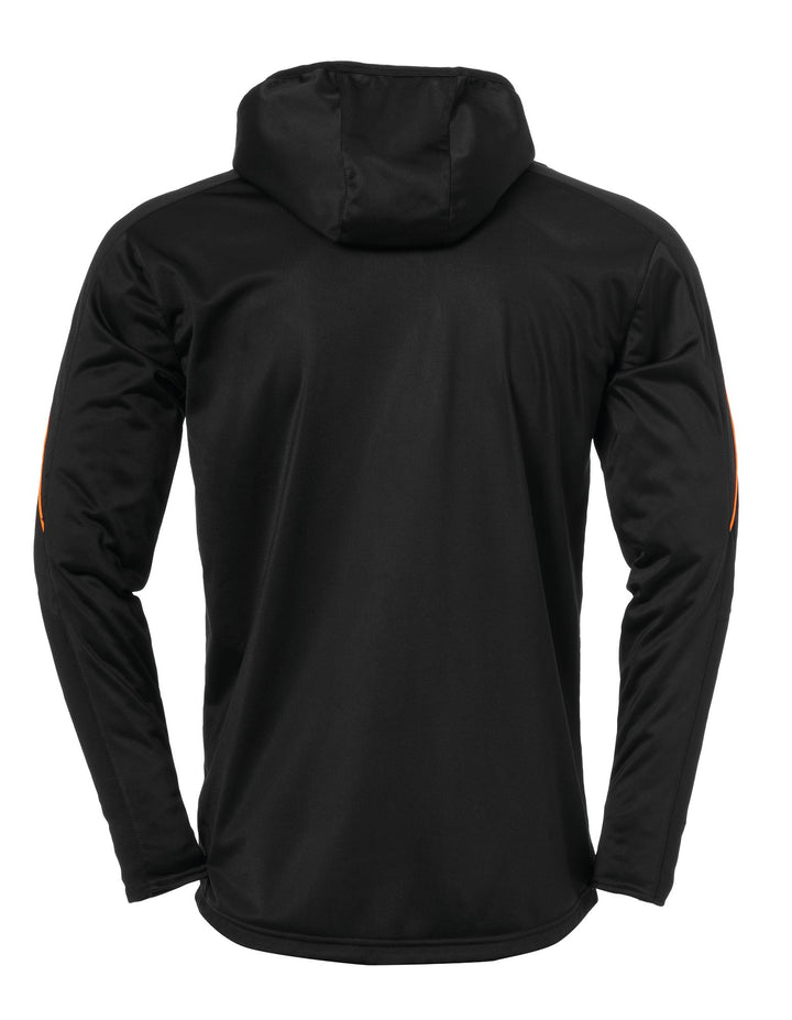 Uhlsport Stream 22 TRACK HOOD JACKET - schwarz/fluo orange
